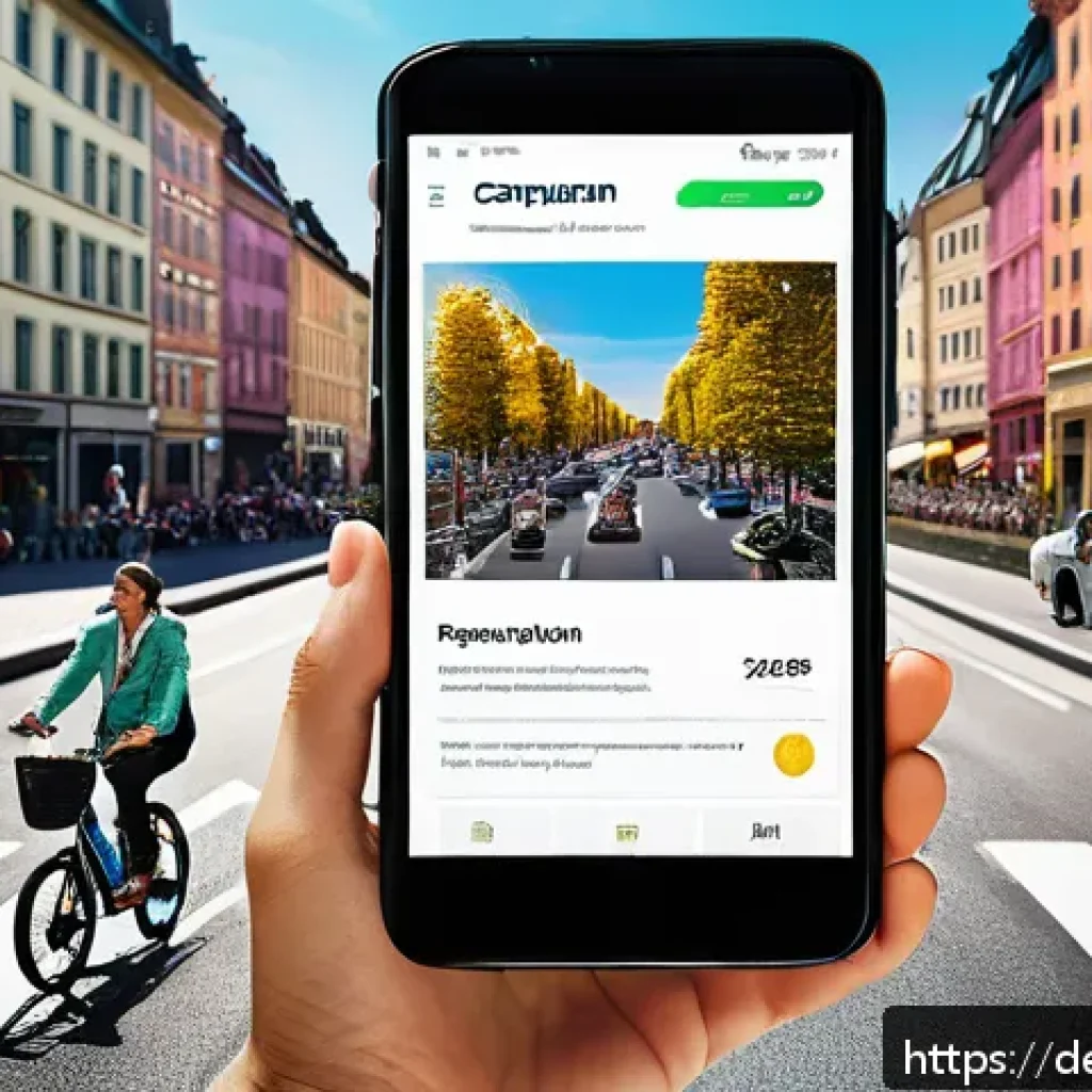 공유경제의 효과적인 운영 전략 - A modern, sleek sharing economy platform interface displayed on a smartphone and tablet, showcasing ...