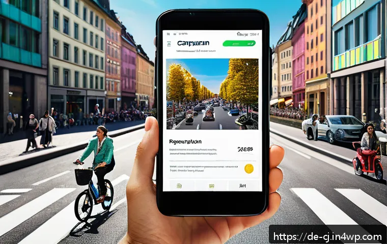 공유경제의 효과적인 운영 전략 - A modern, sleek sharing economy platform interface displayed on a smartphone and tablet, showcasing ...